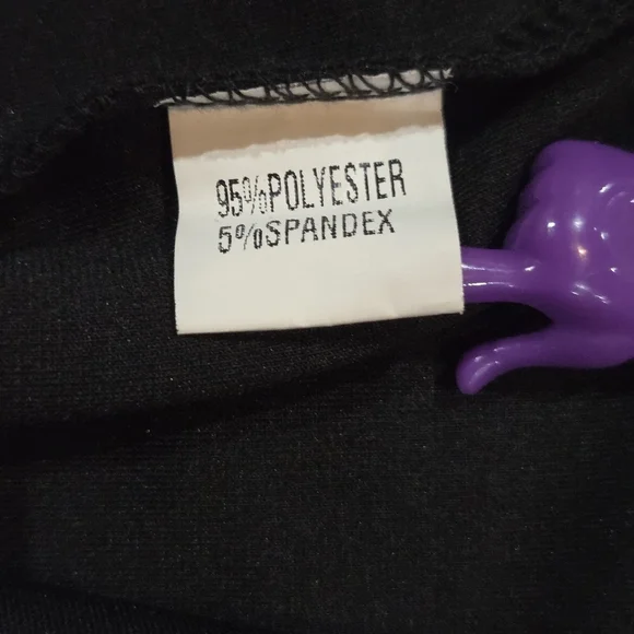 Juniors Elegant Short Black Zipper Dress with Gold Accents Size M - Picture 7 of 7